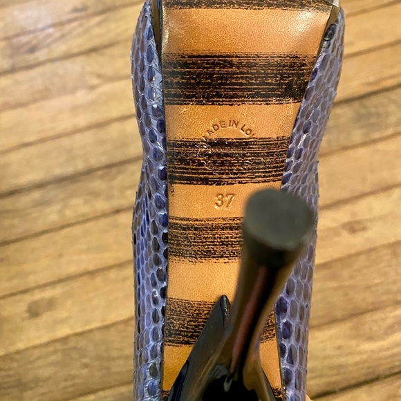 GEORGINA GOODMAN Snakeskin Leather Pumps - Picture 8 of 12